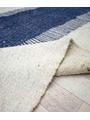 Ivory blue kilim rug - 145 €