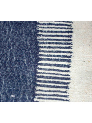 Ivory blue kilim rug - 145 €