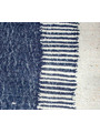 Ivory blue kilim rug - 145 €