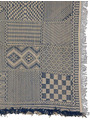 Tapis Kilim Zanafi bleu marine 220 x 313 cm - 1 950 €