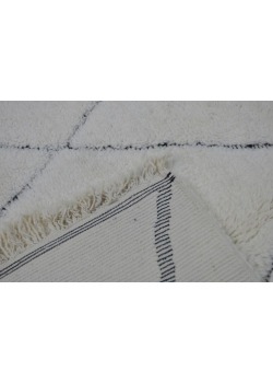 White wool Beni Ourain rug 160 x 250 cm - 464 €