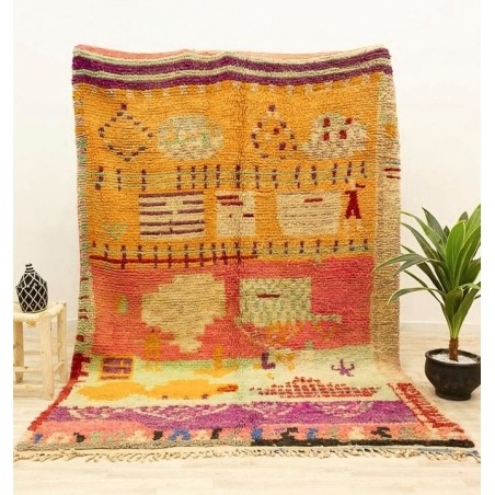 Multicolor Moroccan Rug 9.67 ft x 6.72 ft - 572 €