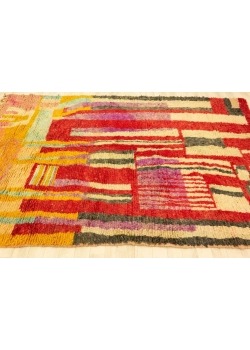 Red Moroccan Rug 8.10 ft x 5.57 ft - 500 €