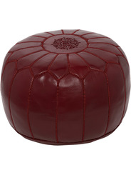 Pack 2 poufs marron - 183 €