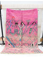 Pink moroccan rug 168 x 275 cm - 379 €