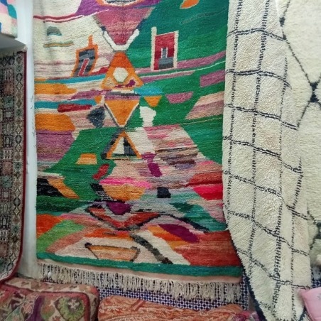 Tapis Coloré Berbere Azilal 207 x 288 cm - 817 €