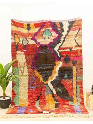 Multicolor moroccan rug 240 x 165 cm - 390 €