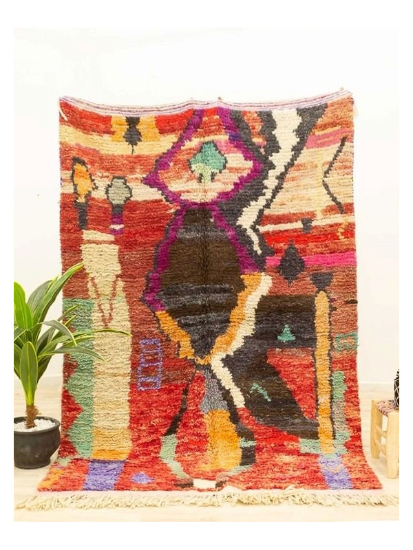 Multicolor moroccan rug 240 x 165 cm - 390 €