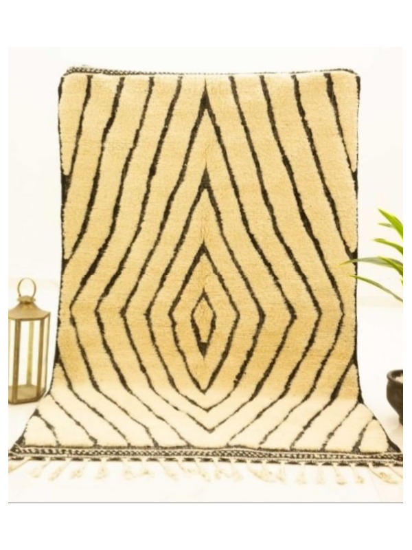 Handwoven scandinavian rug 5 x 8 ft - 445 €