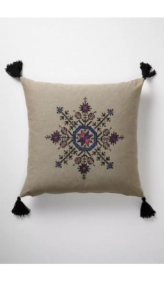 Set of 2 cushion covers with Moroccan embroidery - 100 €
