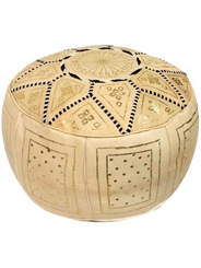 Pouf en Cuir style Fessi - 75 €