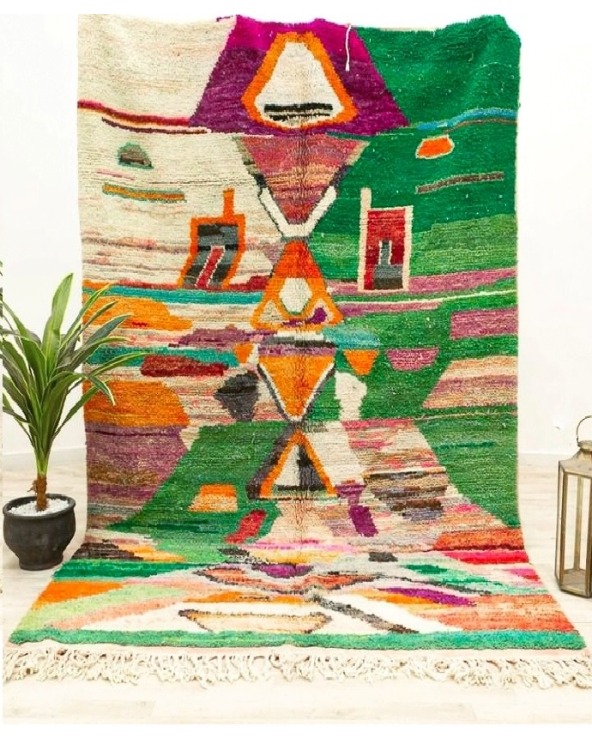 Tapis Coloré Berbere Azilal 207 x 288 cm - 200 €