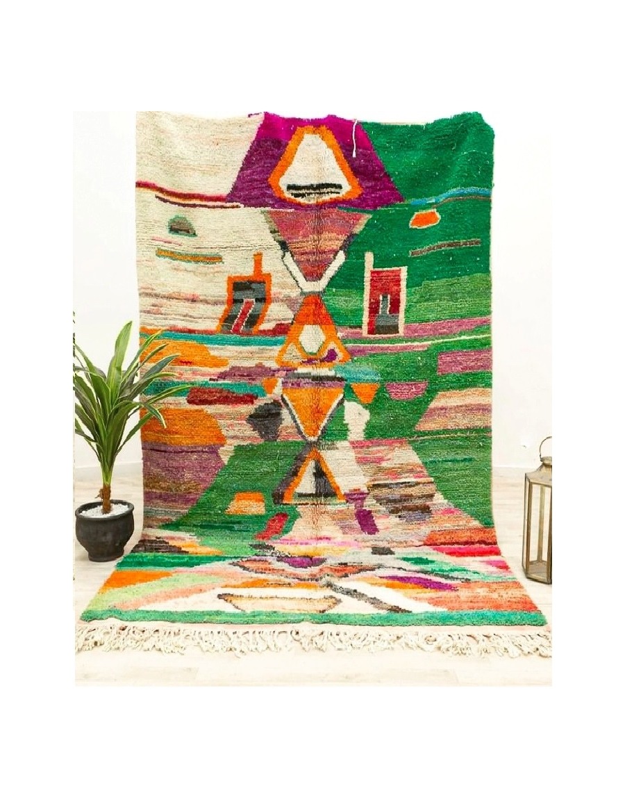 Azilal colorful rug 207 x 288 cm - 200 €