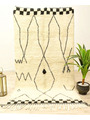 Handwoven scandinavian rug 5 x 8 ft - 349 €