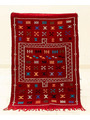 Tapis kilim rouge 97 x 142 cm - 83 €