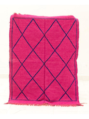 Pink KILIM rug  4x3ft - 78 €