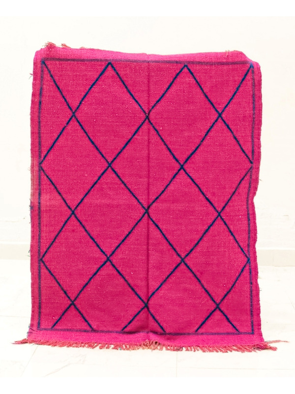 Tapis kilim rose 103 x 136 cm - 78 €