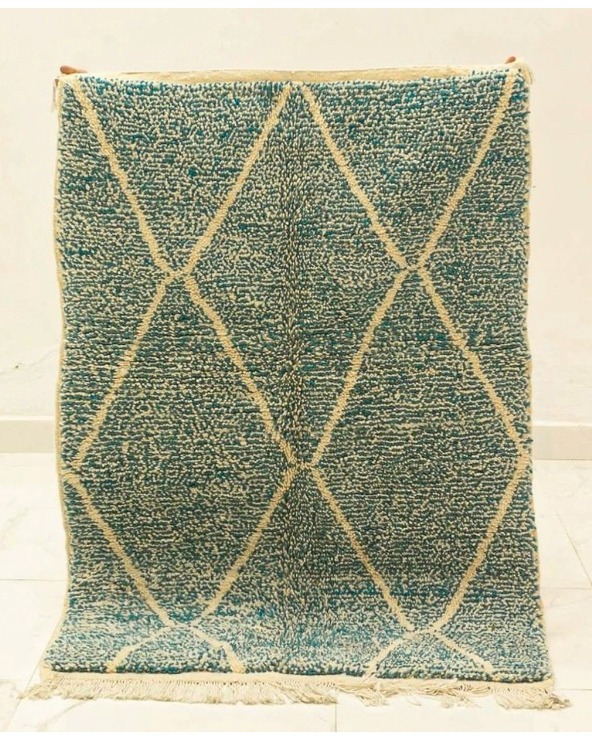 Berber green rug 104 x 150 cm - 172 €