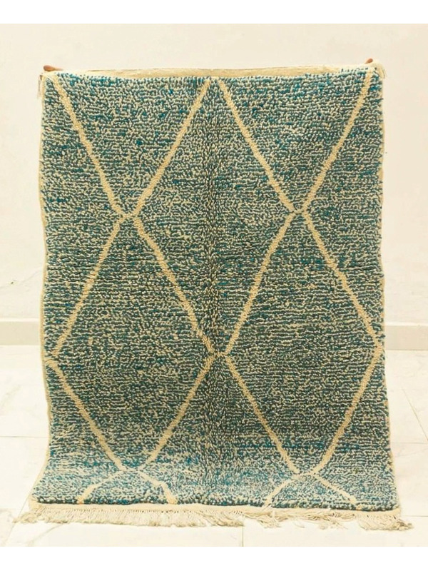 Berber green rug 104 x 150 cm - 172 €