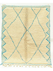 Berber green rug 110 x 148 cm - 169 €