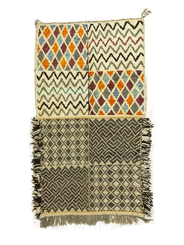 Tapis kilim unique 115 x 206 cm - 264 €