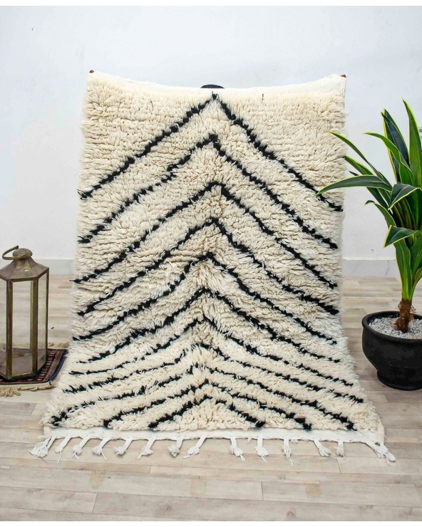 Shag moroccan rug 124 x 176 cm - 253 €