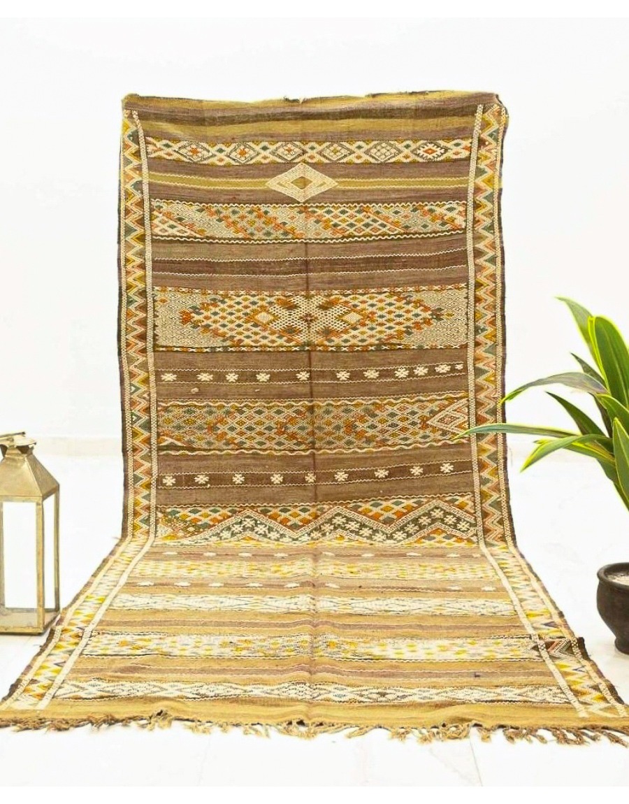 Moroccan kilim rug 5 x 11ft - 422 €