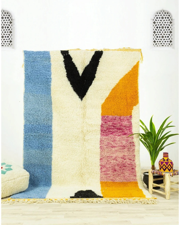 Authentic berber rug Abstract - 86 €