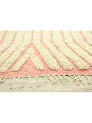 Authentic Ivory pink Berber Rug - 86 €