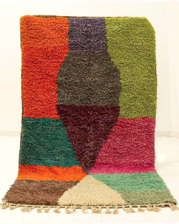 Azilal colorful rug 150 x 254 cm - 328 €