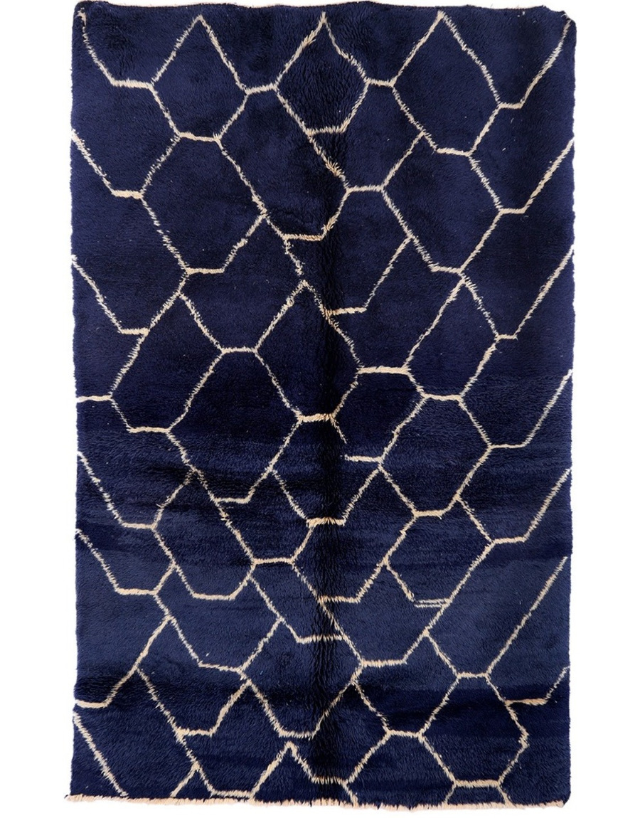 tapis berbère bleu - 213 €