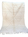 White Moroccan Rug Chama - 86 €