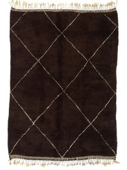 Brown Moroccan Rug Ghita - 86 €