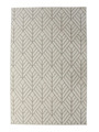 Tapis Moderne Beige Noir Geometrique Rayé losanges 200 x 290 x 1 cm - 176 €