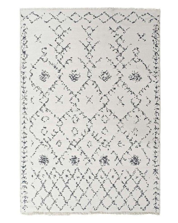 Tapis Blanc Aux motifs Berberes (200 X 290 X 1 CM) - 139 €