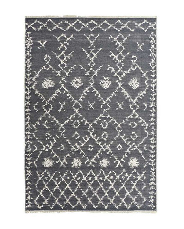 Tapis Blanc Aux motifs Berberes (200 X 290 X 1 CM) - 139 €
