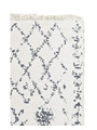 Tapis Blanc Aux motifs Berberes (200 X 290 X 1 CM) - 139 €