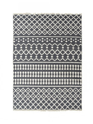 Tapis blanc et gris réversible 200 X 290 X 1 CM - 129 €