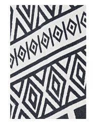 Tapis blanc et noir au losanges 160 X 250 CM - 65 €