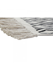 Tapis blanc et noir au losanges 160 X 250 CM - 65 €