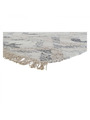 Boho cream and grey Rug with Fringes - 149 €