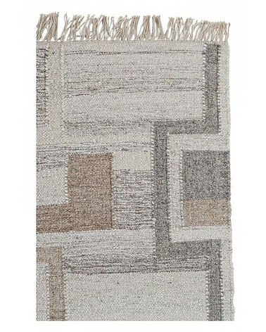 copy of Boho cream and grey Rug with Fringes - 149 €