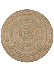 Tapis rond jute 120 cm - 49 €