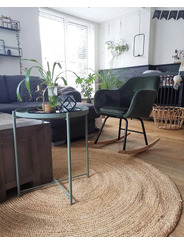 Tapis rond 180 cm en jute - 95 €