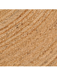 Tapis rond 180 cm en jute - 95 €