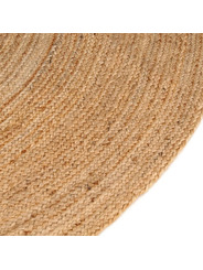 Tapis rond 180 cm en jute - 95 €