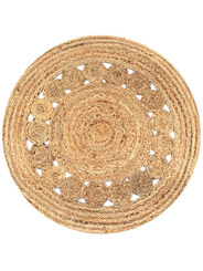 copy of Boho cream and grey Rug with Fringes - 33 €