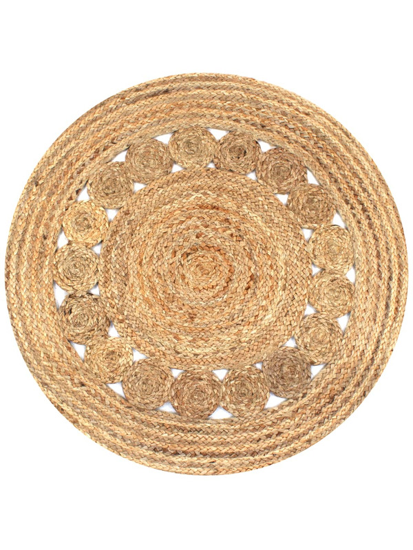 copy of Boho cream and grey Rug with Fringes - 33 €