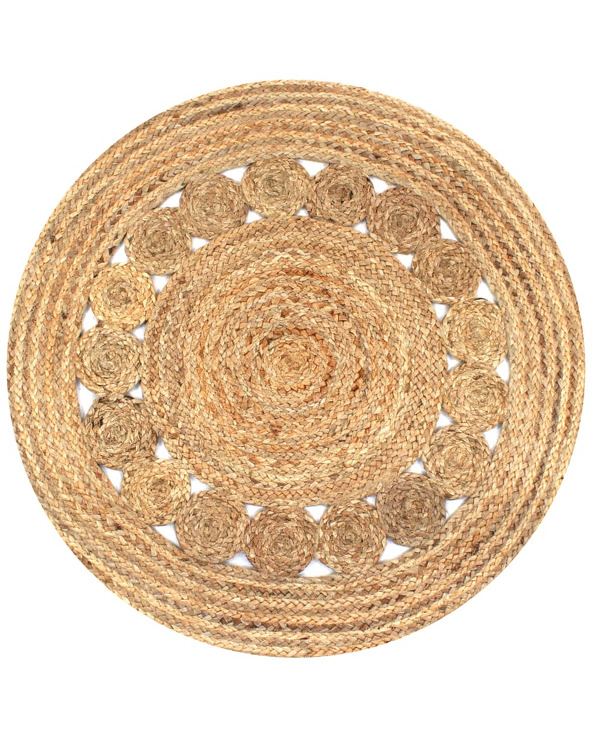 copy of Boho cream and grey Rug with Fringes - 48 €