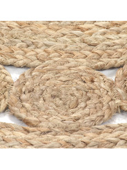 Tapis rond jute 150 cm - 73 €